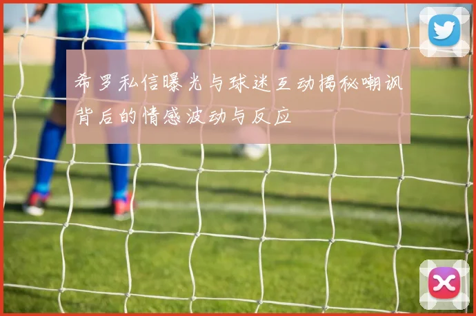 希罗私信曝光与球迷互动揭秘嘲讽背后的情感波动与反应